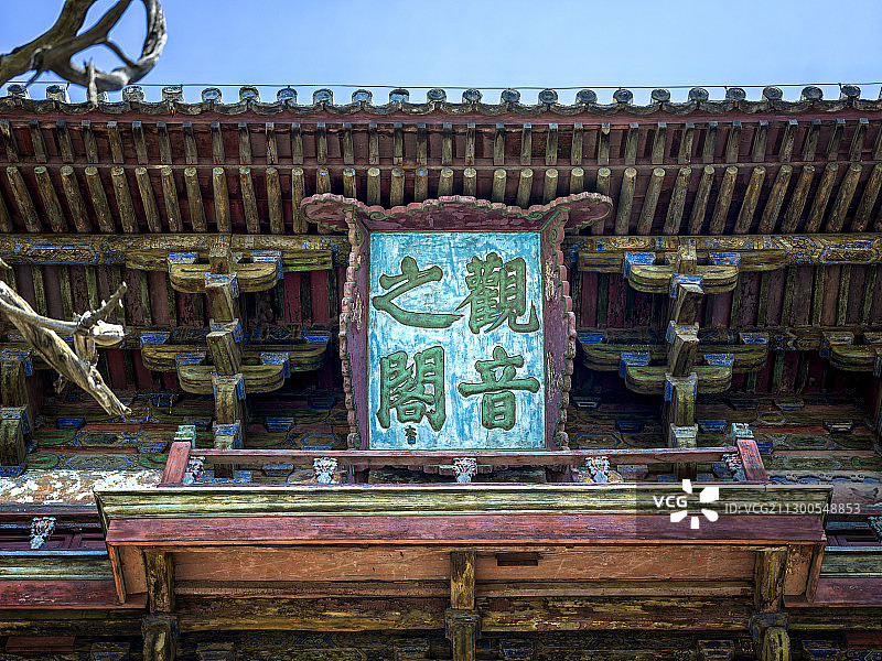 中国，天津市，蓟县，独乐寺图片素材