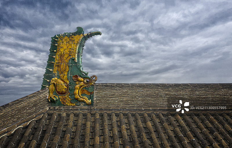 中国，山西省，大同市，华严寺图片素材