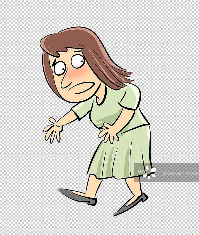 惊慌的女人图片素材