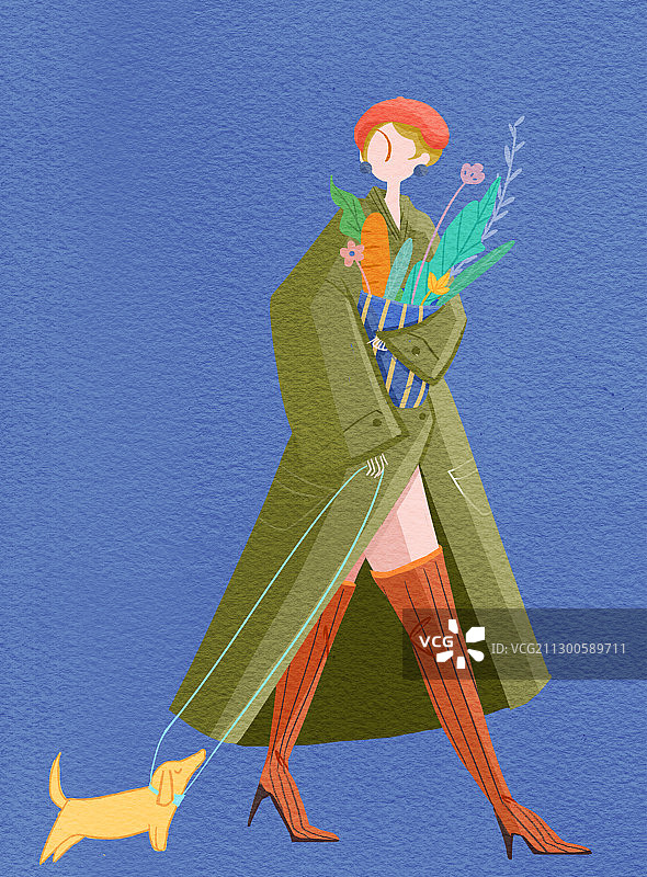 杂志模特系列图之二图片素材