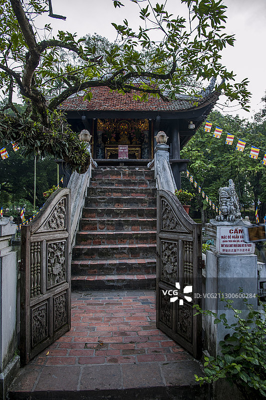 越南河内独柱寺寺院图片素材