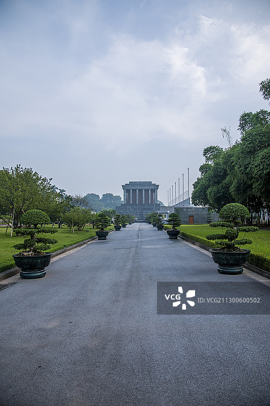 越南河内胡志明纪念堂图片素材