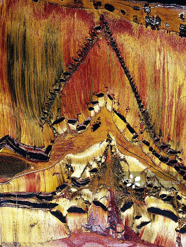 虎眼石的变形图片素材