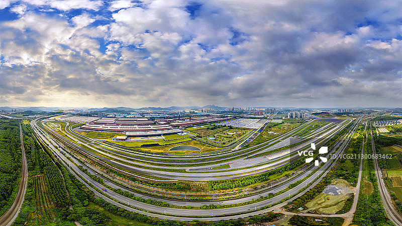 柳州柳东新区上汽通用五菱柳东宝骏基地工厂及试车场图片素材