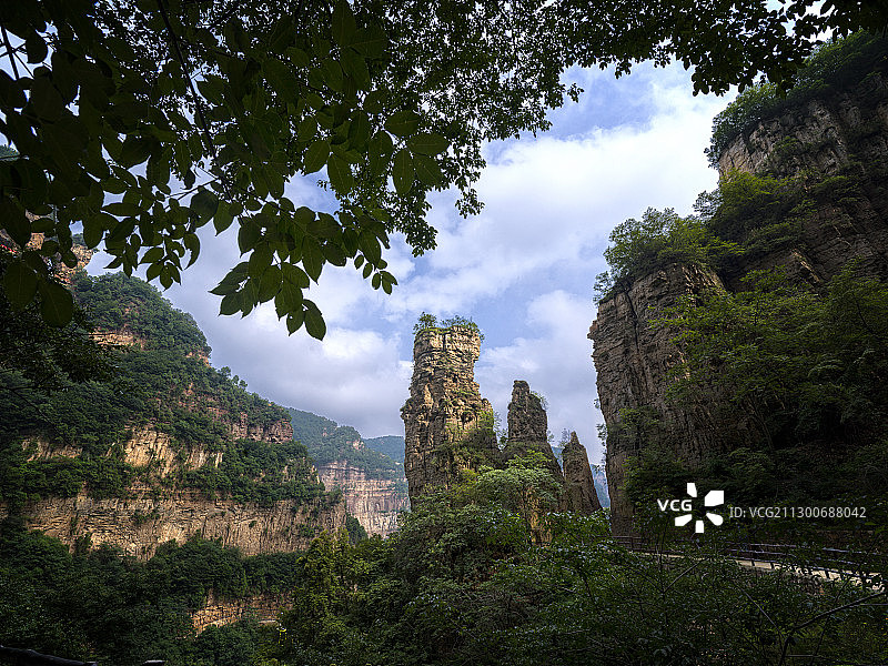 中国，河北省，承德市，兴隆县，兴隆山图片素材