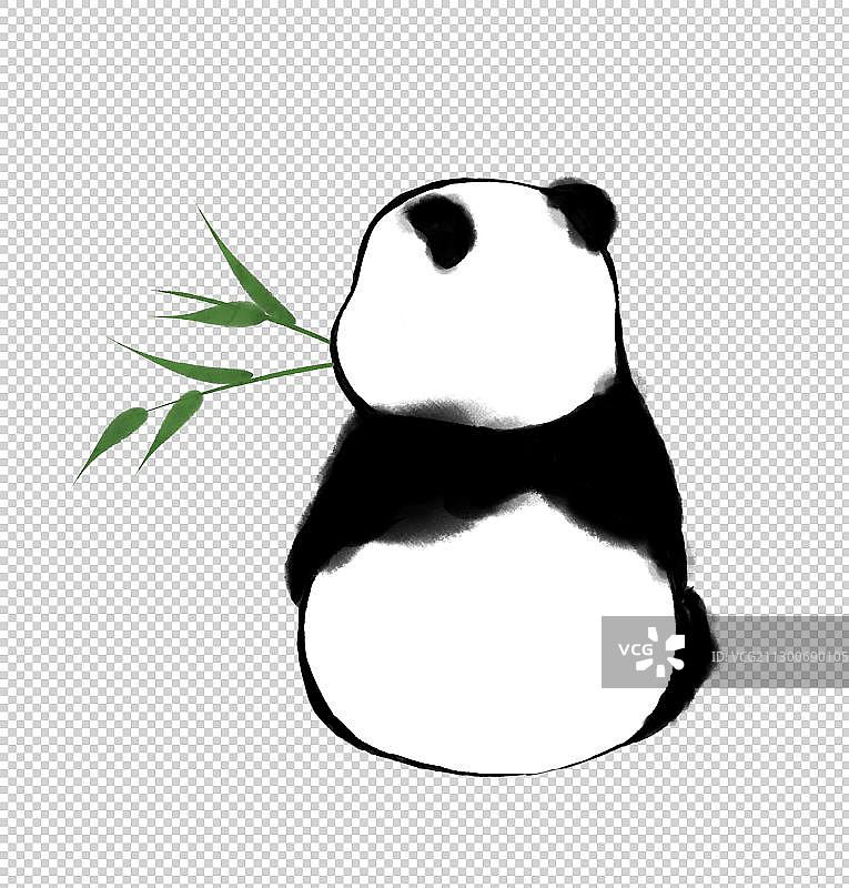 熊猫吃竹子素材图片素材
