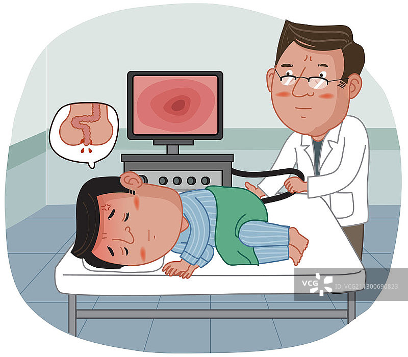 痔疮预防和治疗矢量图图片素材