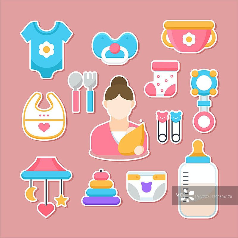 保姆图标合集图片素材