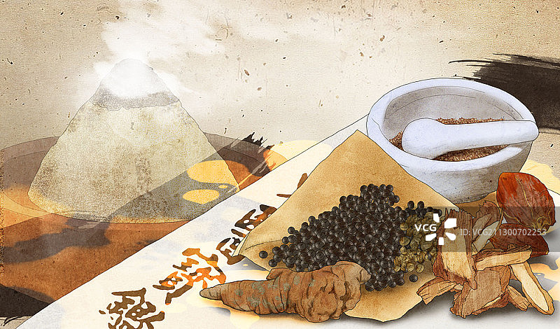 草药成分图片素材