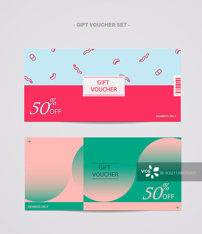 礼券证书礼品套装图片素材