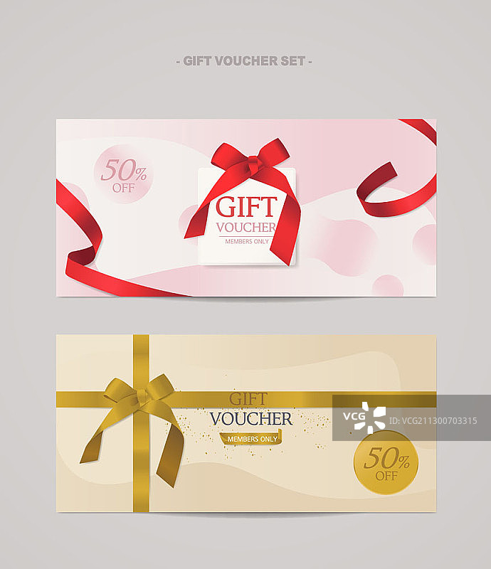 礼券证书礼品套装图片素材