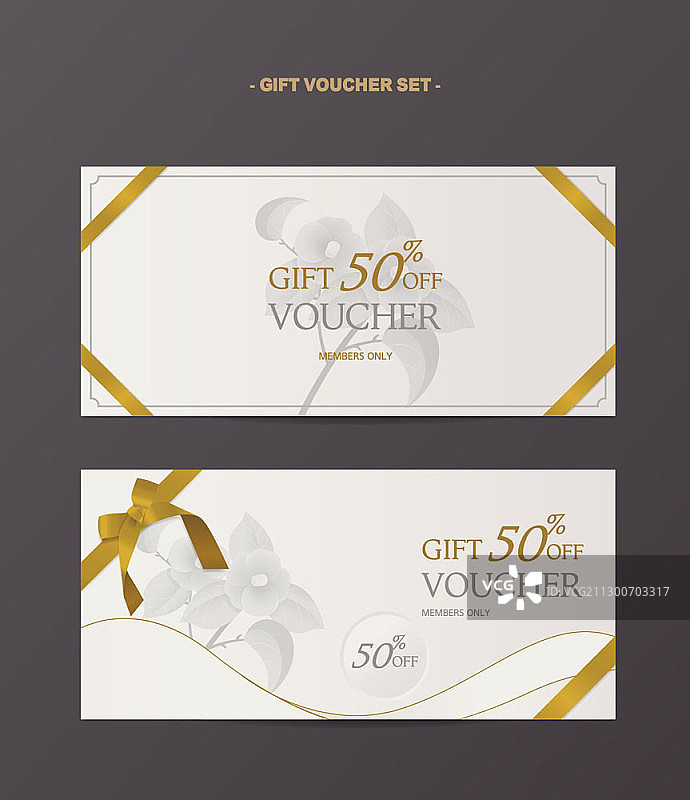 礼券证书礼品套装图片素材