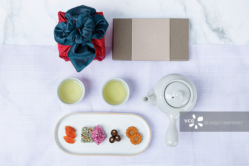 韩国感恩节的各种食材174图片素材