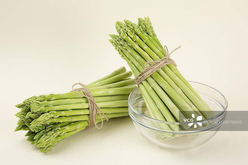 特写：新鲜绿色芦笋044图片素材