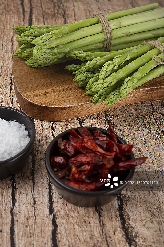 新鲜绿色芦笋特写079图片素材