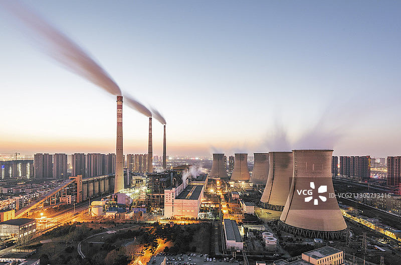 郑州市热电厂图片素材