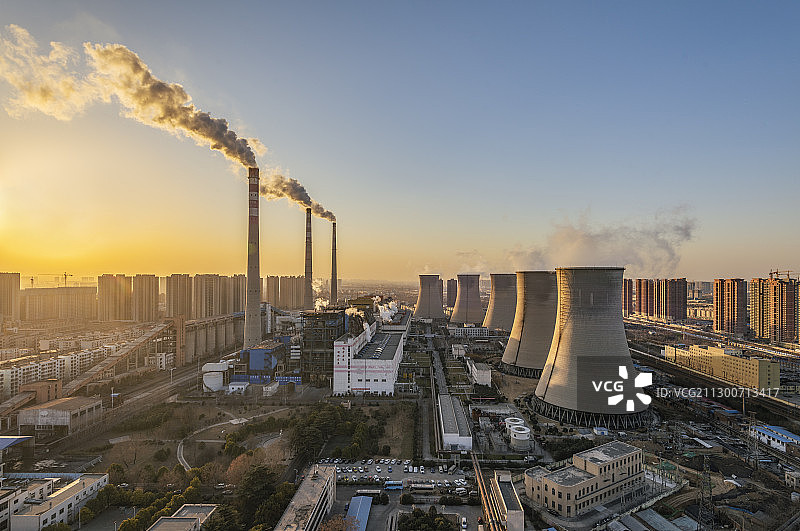 郑州市热电厂图片素材