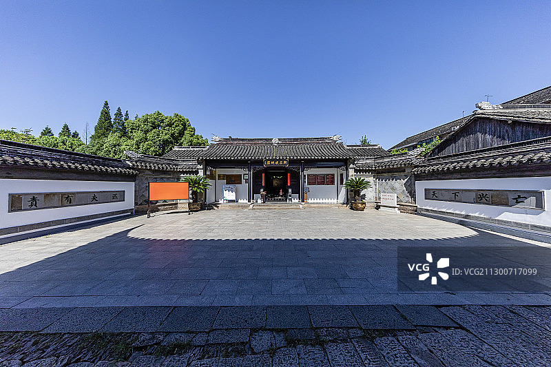 江苏苏州昆山千灯古镇顾炎武故居图片素材