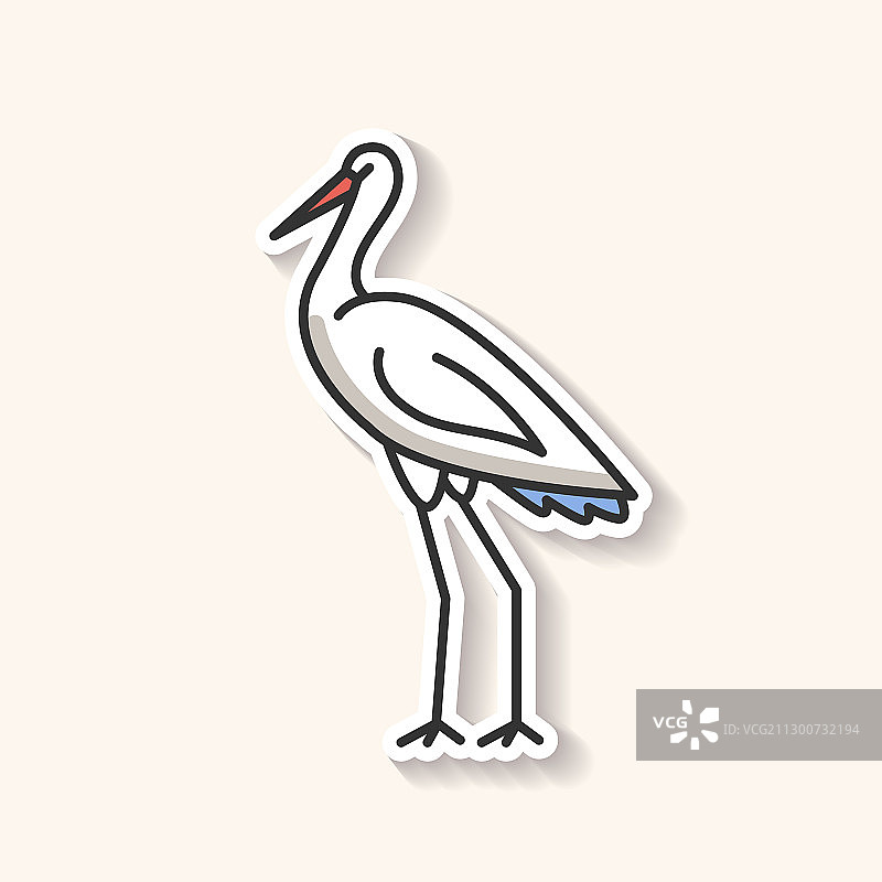 摆姿势的苍鹭图片素材