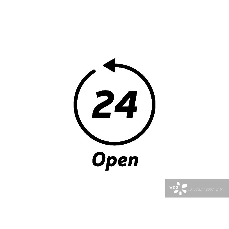 24/7全天候服务图片素材