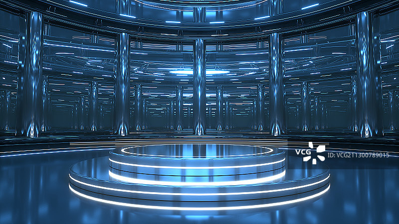 黑色大气空间C4D图片素材