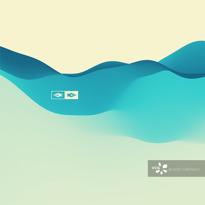 3D波浪背景动态效果抽象图片素材