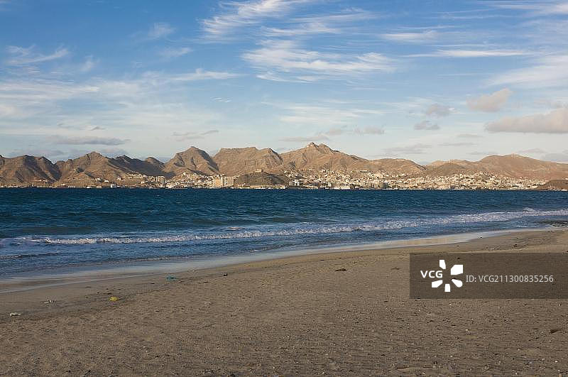 非洲佛得角明德卢圣维森特海滩城市景观图片素材