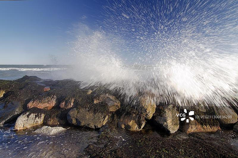 丹麦默恩岛Ulvshale海滩风光图片素材