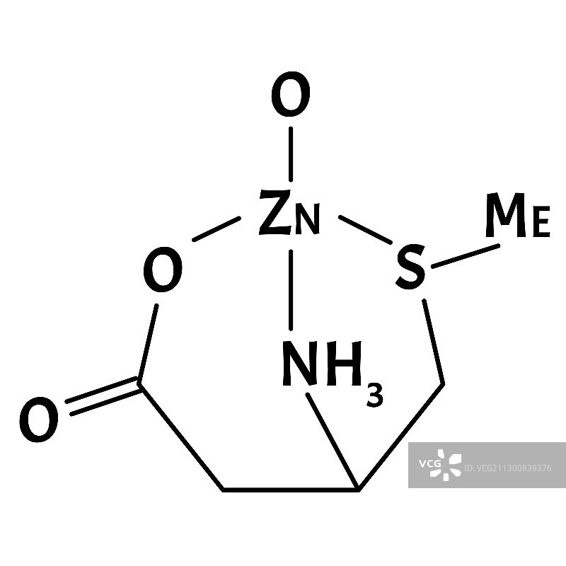 单甲硫氨酸锌分子化学图片素材
