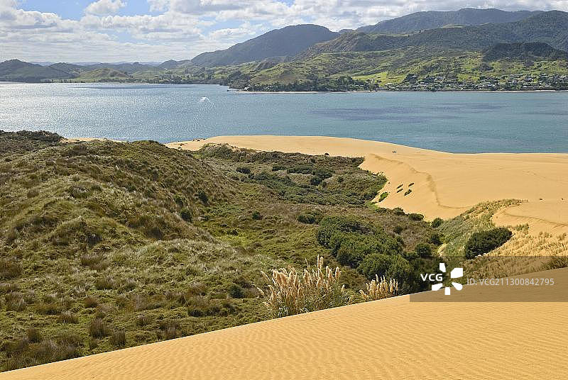 霍基昂加港的沙丘景观（新西兰北岛，大洋洲）图片素材