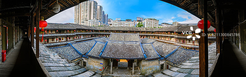 2020.8.26拍摄于梅州市大埔县泰安楼图片素材