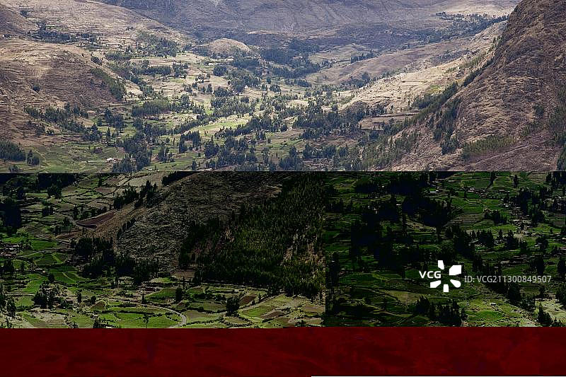 秘鲁乌鲁班巴圣谷风光图片素材