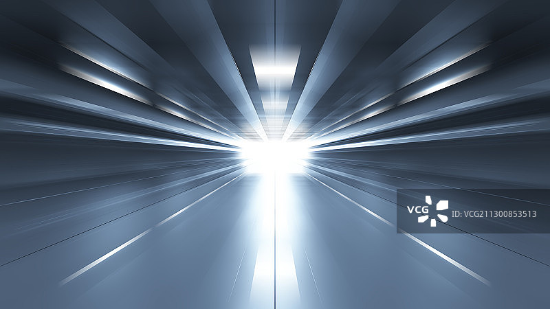 三维渲染的科幻实验室通道图片素材