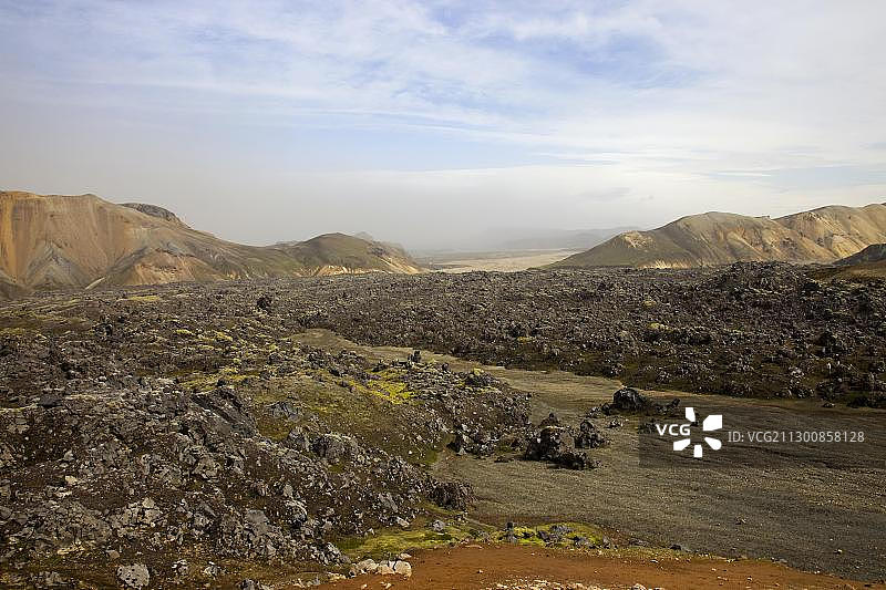 冰岛Landmannalaugar山谷景观图片素材