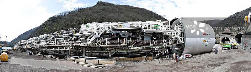 海瑞克特大型隧道掘进机图片素材