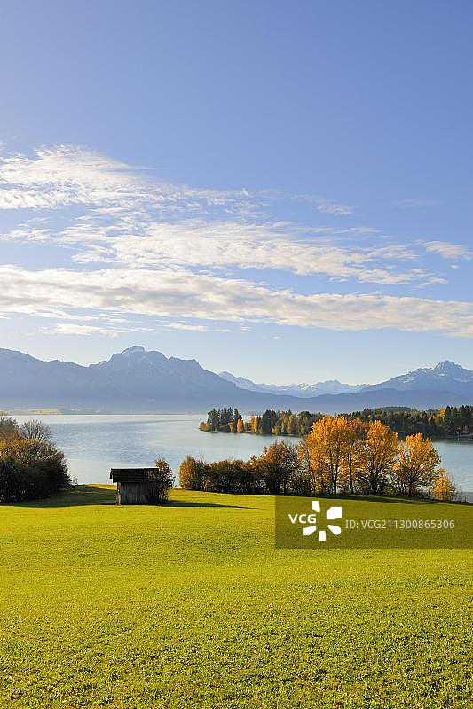 德国巴伐利亚福根湖风光图片素材