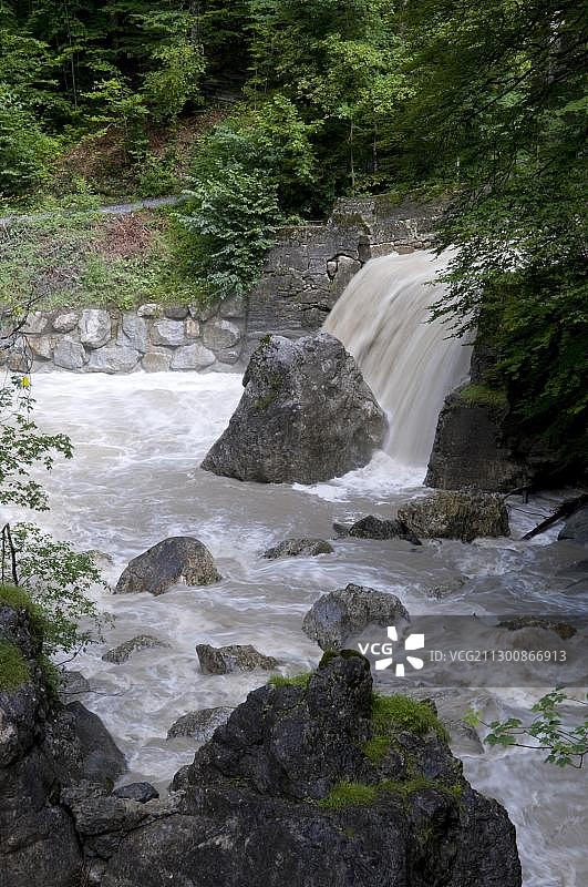 拉彭洛赫峡谷，奥地利多恩比恩图片素材
