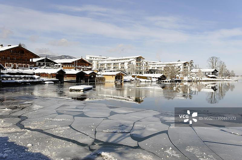 德国上巴伐利亚泰根湖罗塔赫-埃根于伯法特酒店图片素材