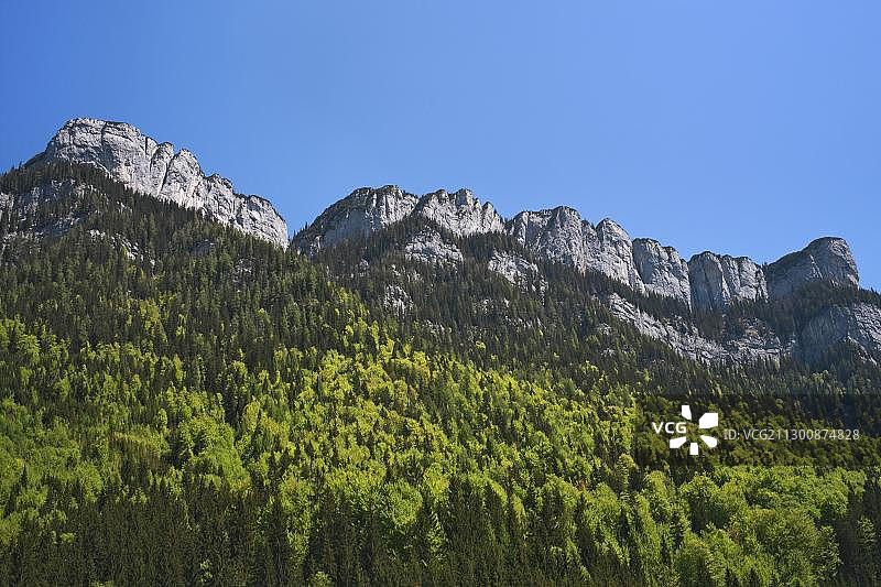 魏德灵石板，圣约翰和洛弗之间的岩层，奥地利萨尔茨堡图片素材