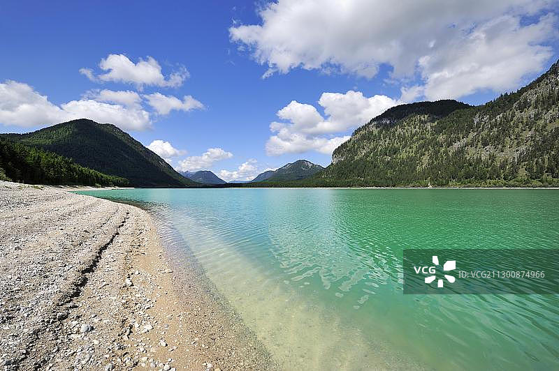 德国巴伐利亚锡尔文施泰因水库图片素材