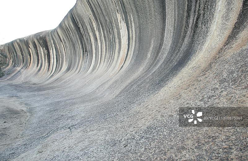 波浪岩：西澳大利亚海登110米长花岗岩图片素材