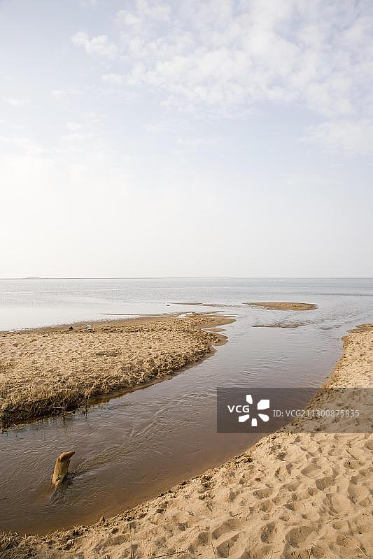 丹麦西日德兰半岛灵克宾峡湾海岸图片素材