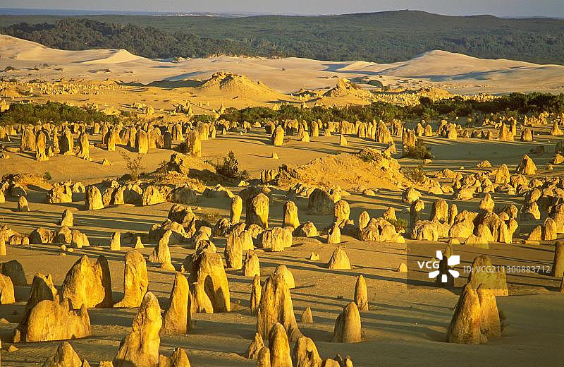 南奔国家公园的尖峰石阵，西澳大利亚，澳大利亚，大洋洲图片素材