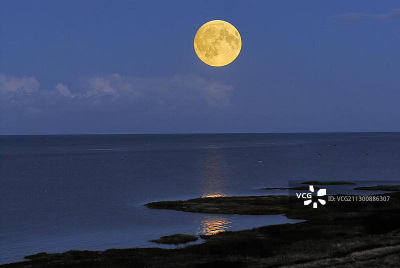丹麦日德兰半岛卡特加特海峡的Als附近海滩图片素材