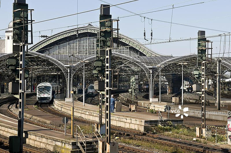 德国科隆中央车站，北莱茵-威斯特法伦图片素材