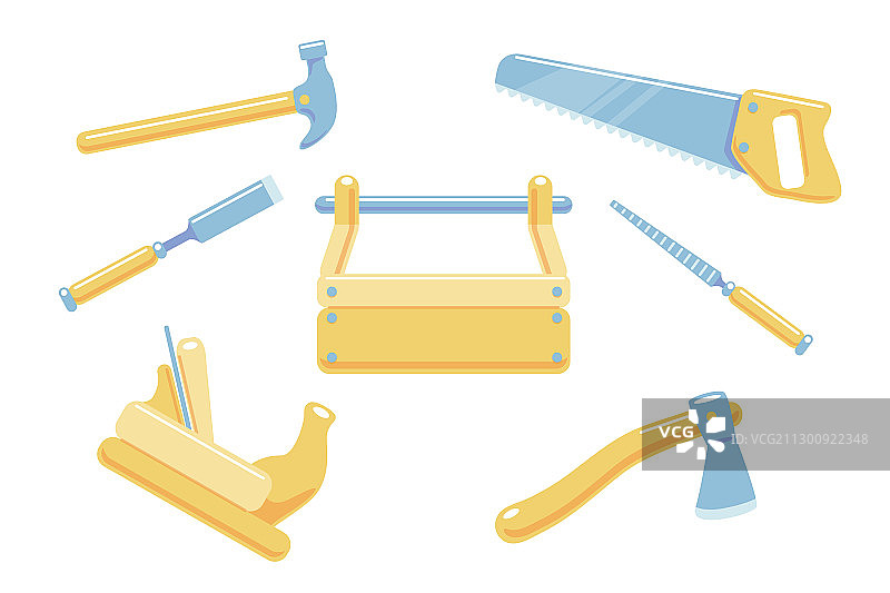 木工工具套装元素（已隔离）图片素材