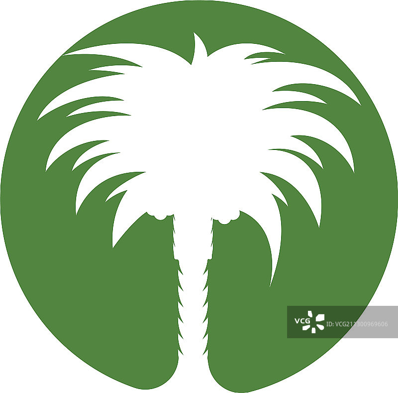 枣椰树Logo图片素材