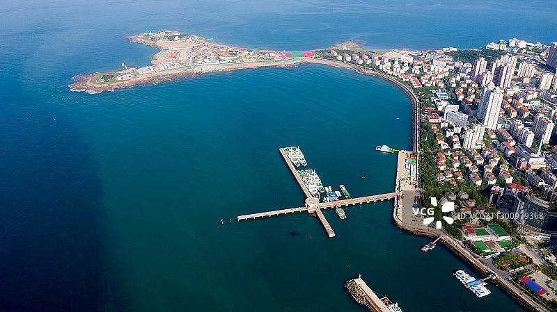 中国山东省青岛市市南区八大峡图片素材