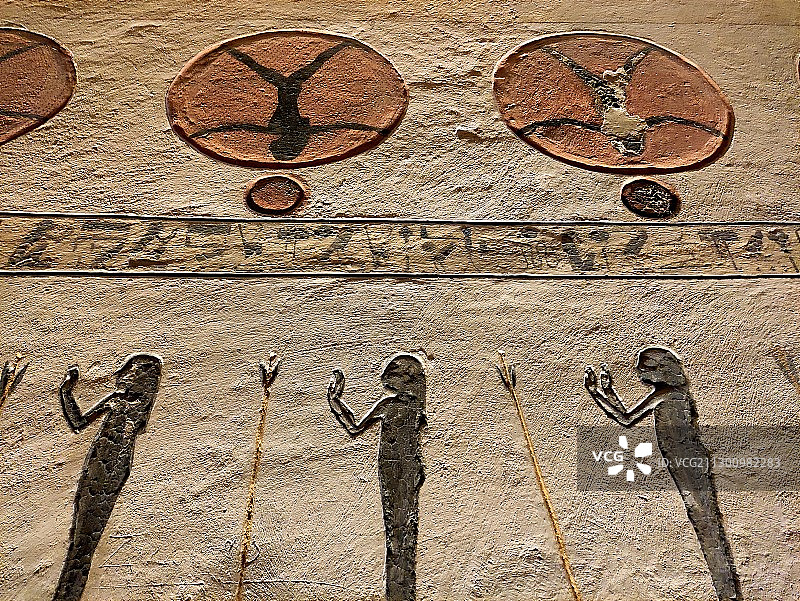 埃及 帝王谷。图片素材