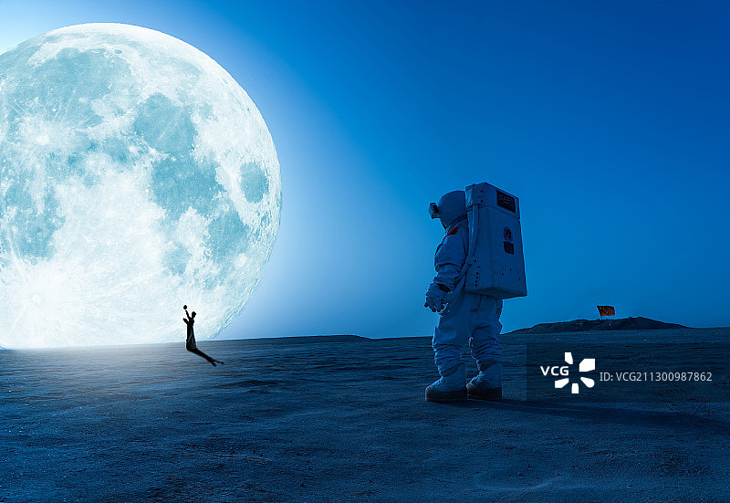 邂逅嫦娥图片素材